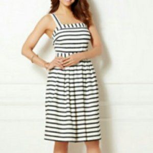 NY&CO Eva Mendes Angelica Striped Dress